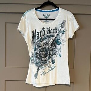 Hard Rock Cafe Amsterdam Women’s Guitar Tee